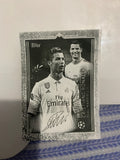 Ronaldo sticker card Real Madrid print high quality one of the best prints on the world