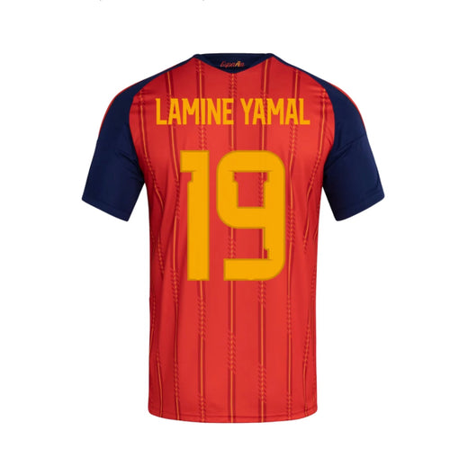 2026-2027 Spain Home Shirt player version 2 Stars (Lamine Yamal 19)