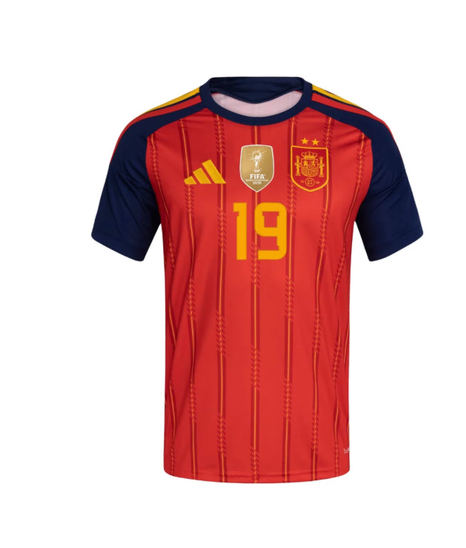 2026-2027 Spain Home Shirt player version 2 Stars (Lamine Yamal 19)